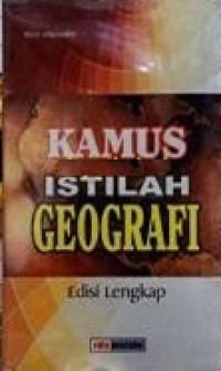 Image of Kamus Istilah Geografi.