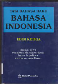 Image of Tata Bahasa Baku Bahasa Indonesia